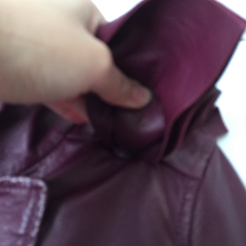 A/X Bow Leather Jacket View 2